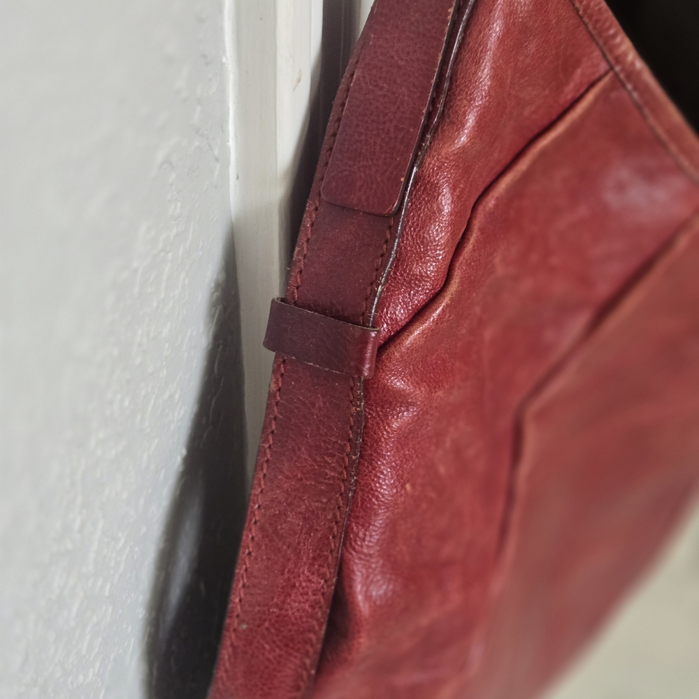 Yves Saint Laurent Mombasa Bag- Red - Picture 5 of 5